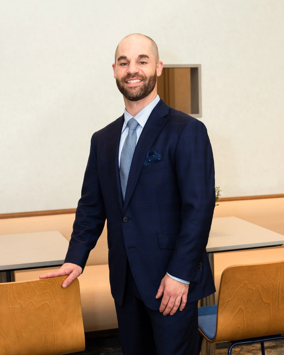 Joe Darragh, Certified Fraud Examiner, standing in a conference room